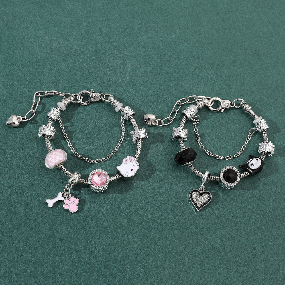 Alloy cartoon anime series bracelet (Minimo de Compra 4) MIC-BoS006