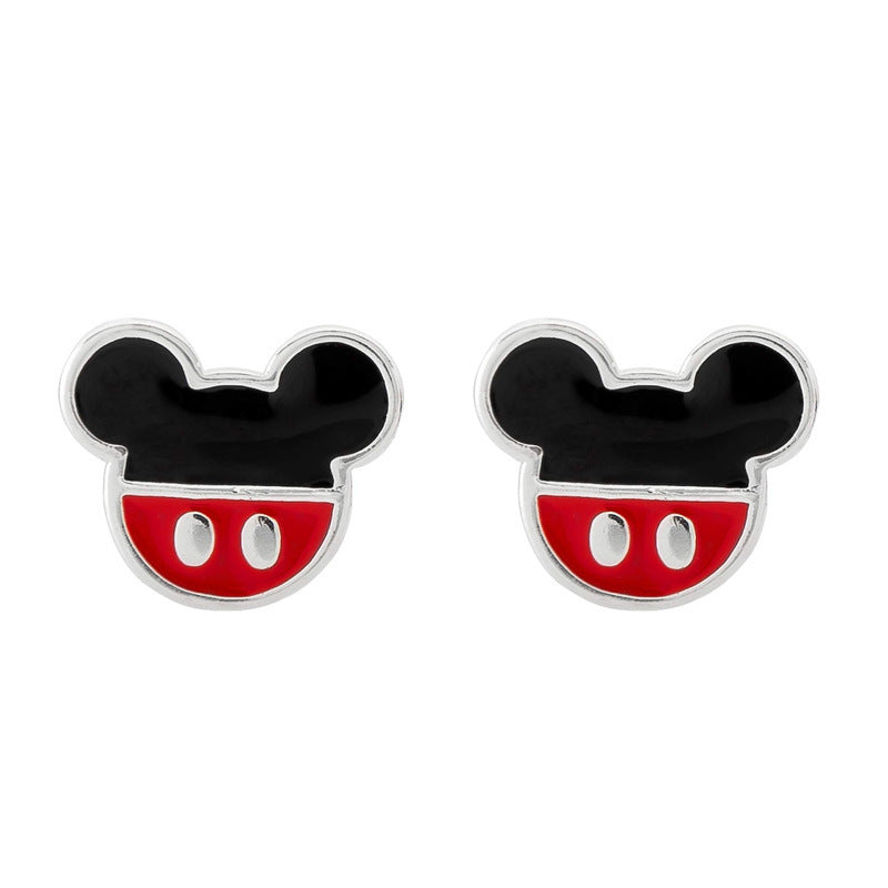 Alloy cartoon earrings MYA-SanY008