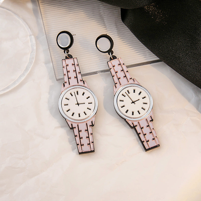 Alloy personalized watch earrings MIC-MDD126