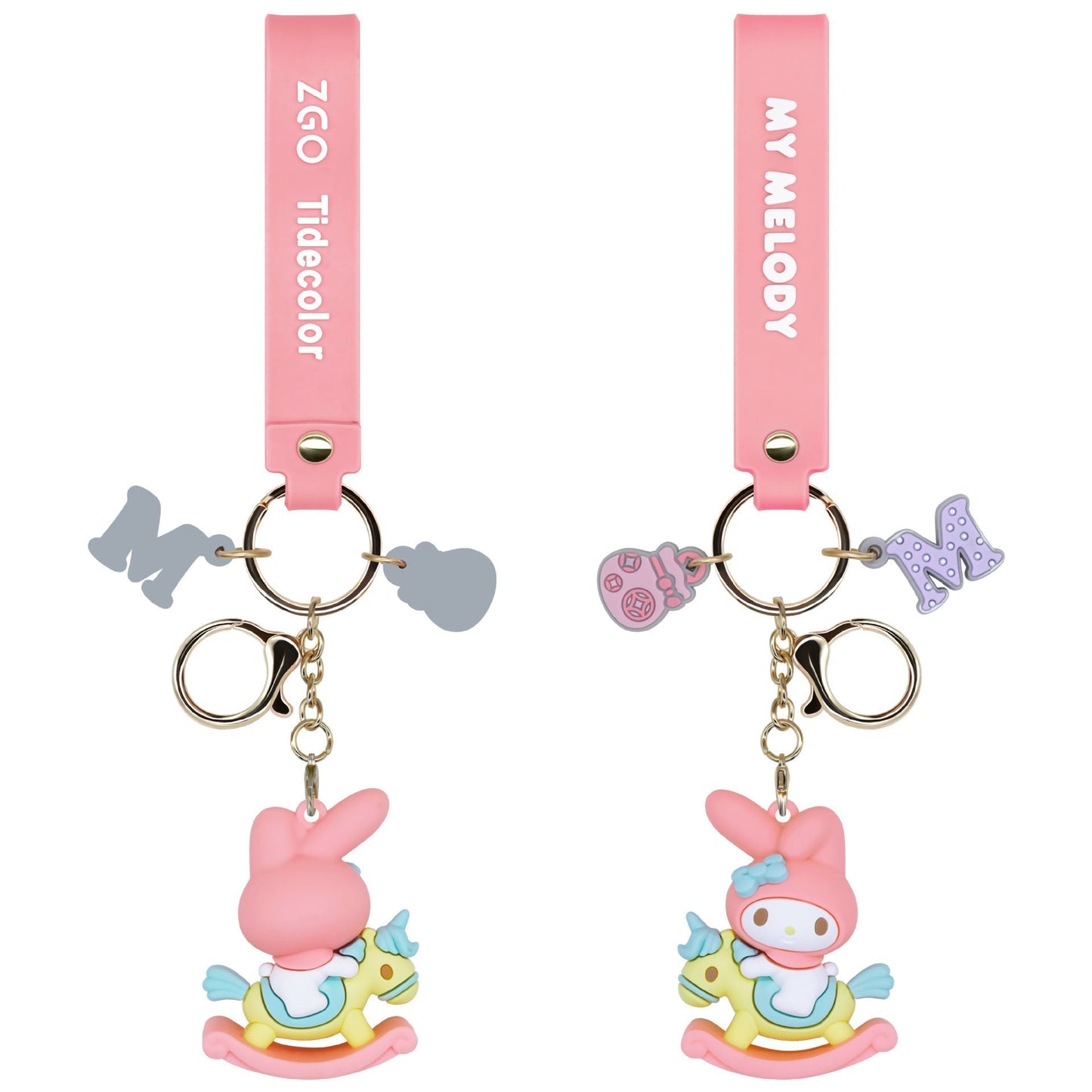 Keychains PVC Soft Glue Cartoon Cute keychain Pendant PVC doll Small Gift (S) MIC-MingTian003