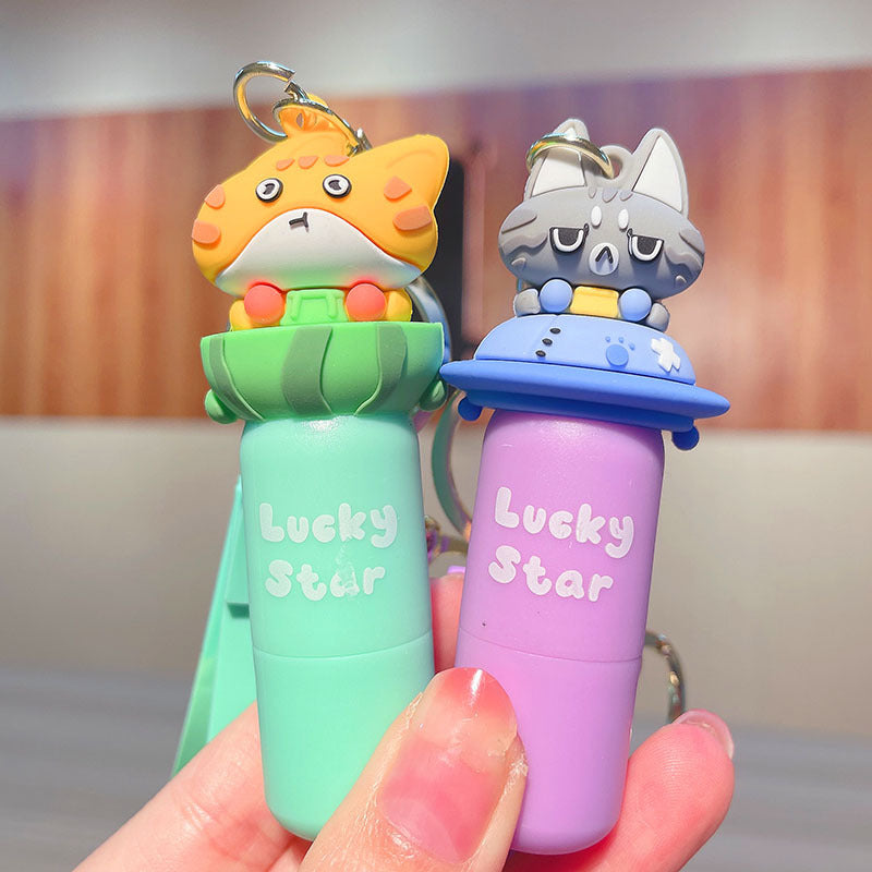 PVC Meow Fluorescent Pen Keychain MIC-JinG018