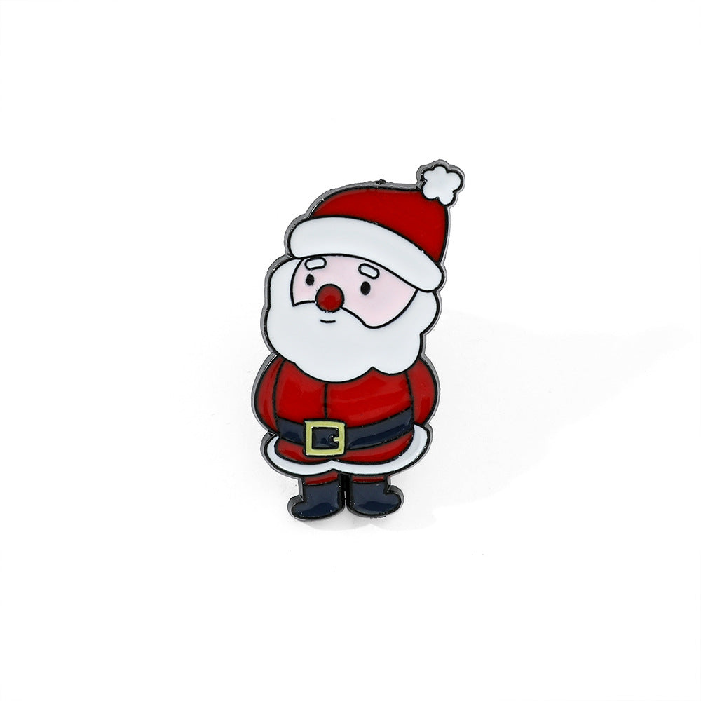 Alloy new Santa Claus brooch (Minimo de Compra 2) MYA-HaoY005