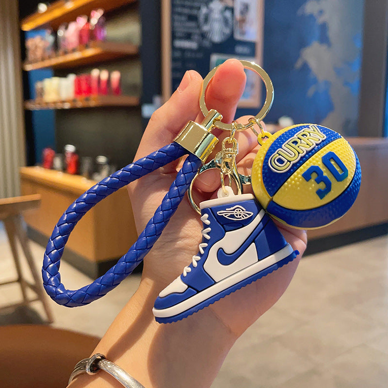 PVC cartoon basketball shoe keychain MIC-MLZ032