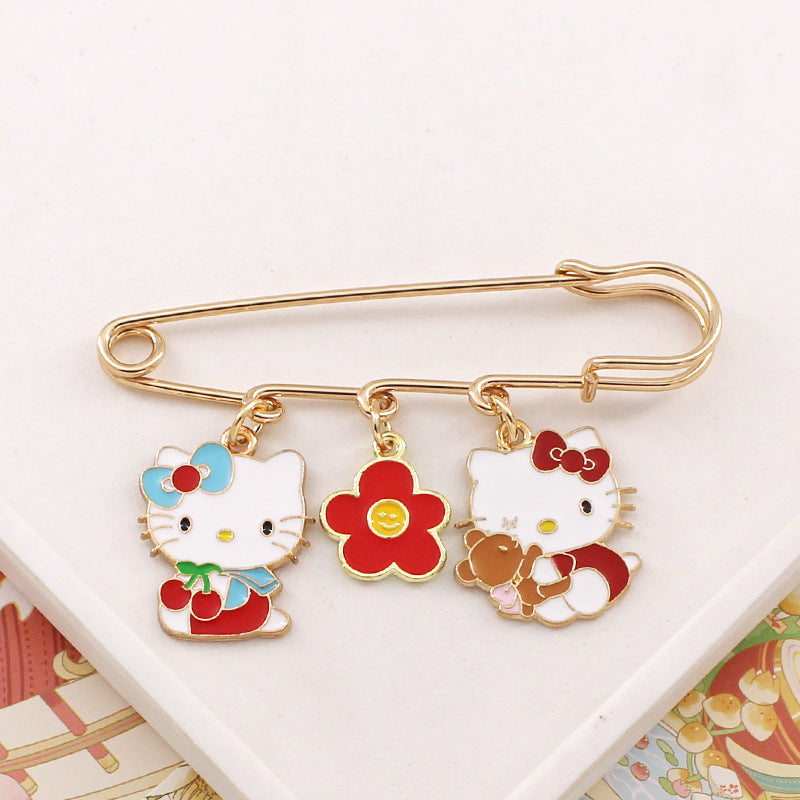 Alloy cute cartoon anime brooch (Minimo de compra 2) MIC--LiY040