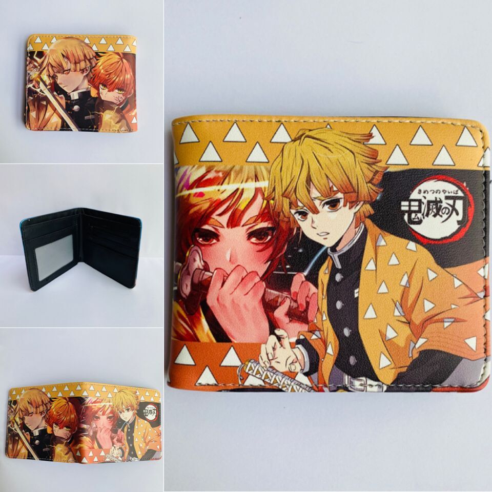 cartoon printed short PU zipper wallet (M) ChangYuan016