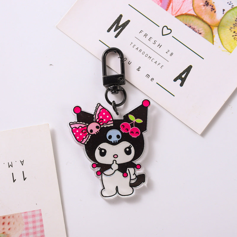 Cute Acrylic Keychain Cartoon Pendant Bag Jewelry Minimo de compra 2 (M) GHui012