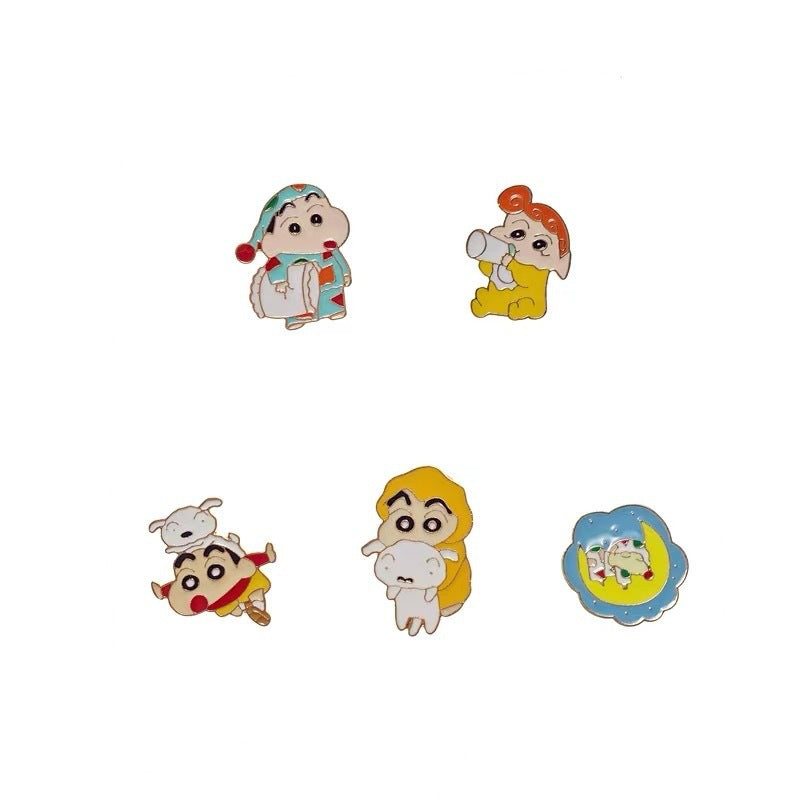 Alloy cute anime character brooch MIC-KaL031