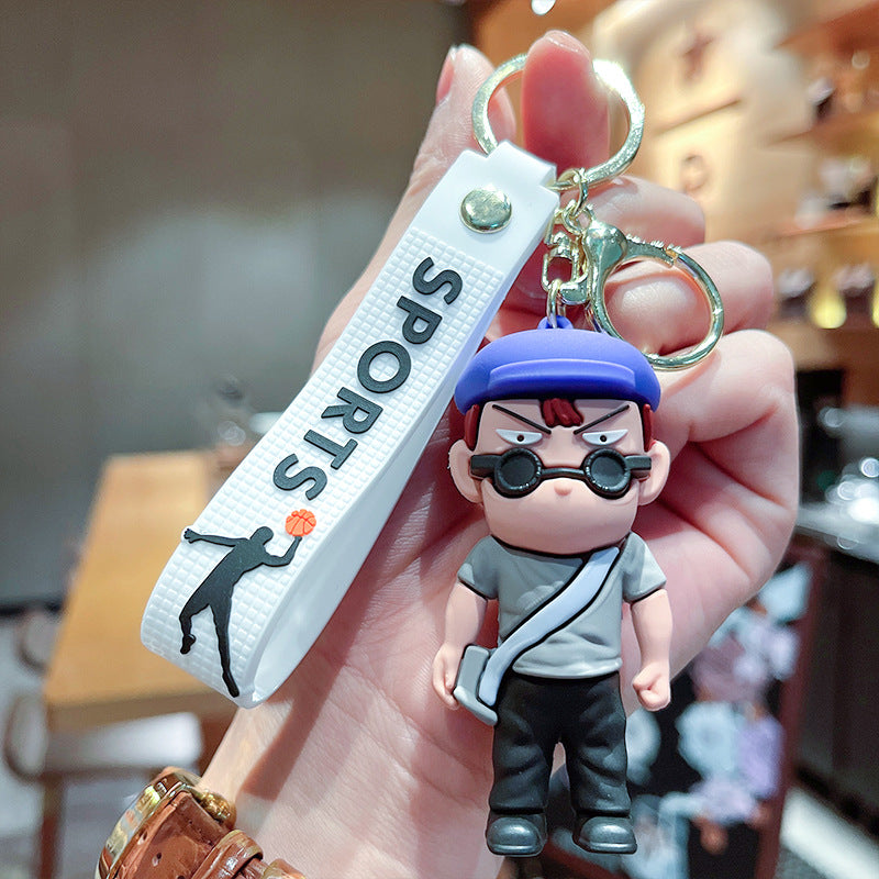 PVC Dunk Master Sakura Flower Path Keychain MIC-XuanW013