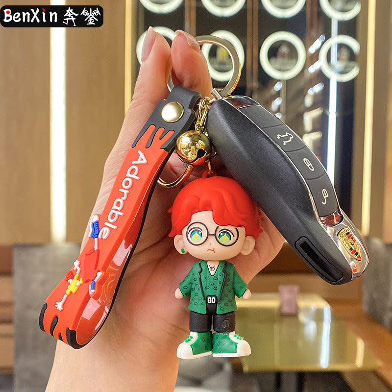 PVC new trend cool boy cartoon keychain MIC-BenX016