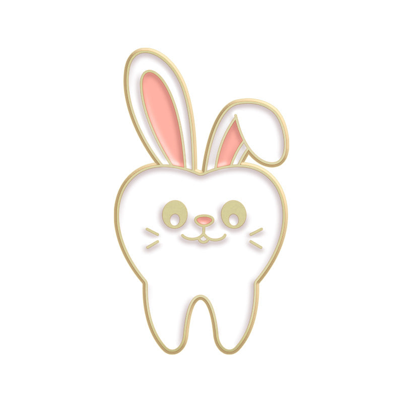 Alloy teeth protection series brooch (Minimo de Compra 2) MIC-QinS006