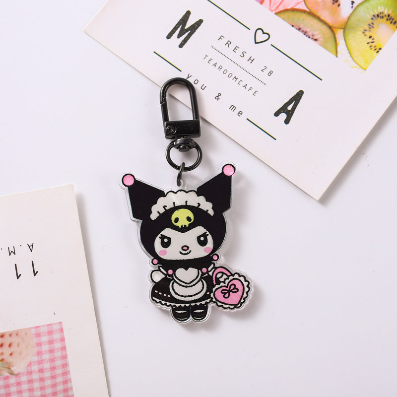 Cute Acrylic Keychain Cartoon Pendant Bag Jewelry Minimo de compra 2 (M) GHui012