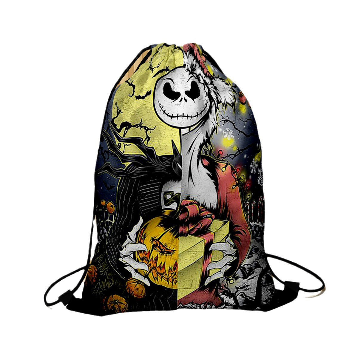 Polyester Halloween drawstring backpack (Minimo de Compra 2) MIC-QB006