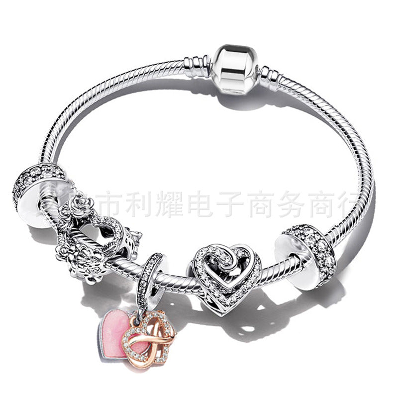 Alloy DIY Pandora Cartoon Bracelet MYA-LiY019