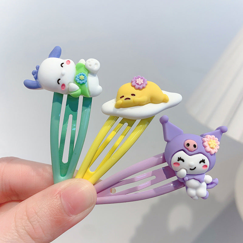 Acrylic cute cartoon hairpin MIC-DiLan008