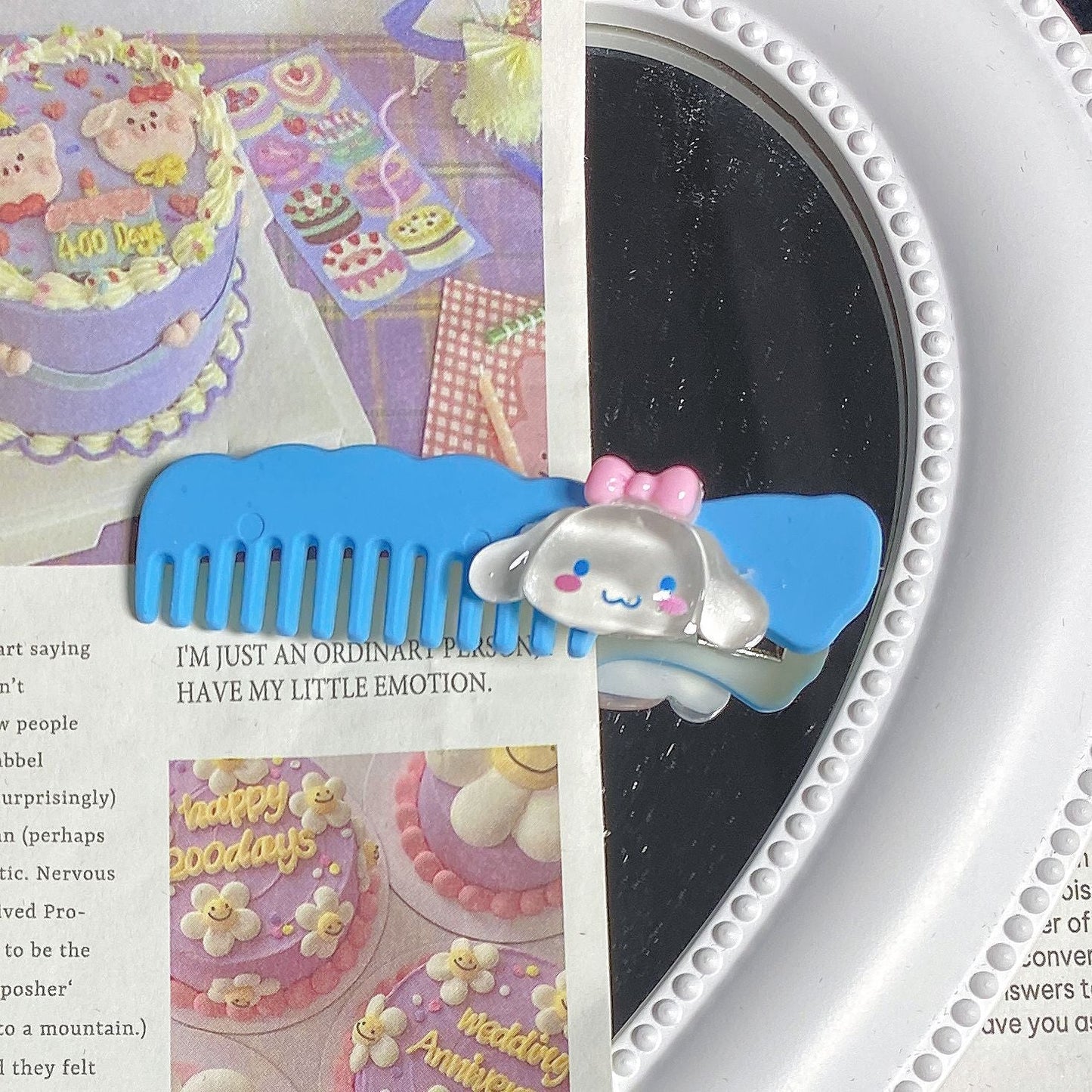 Acrílico Lovely Animation hair clip Minimo de compra 2 MIC-FuY009