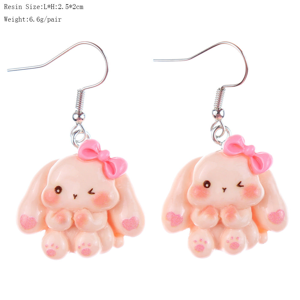 Alloy cartoon earrings MYA-NiQ045