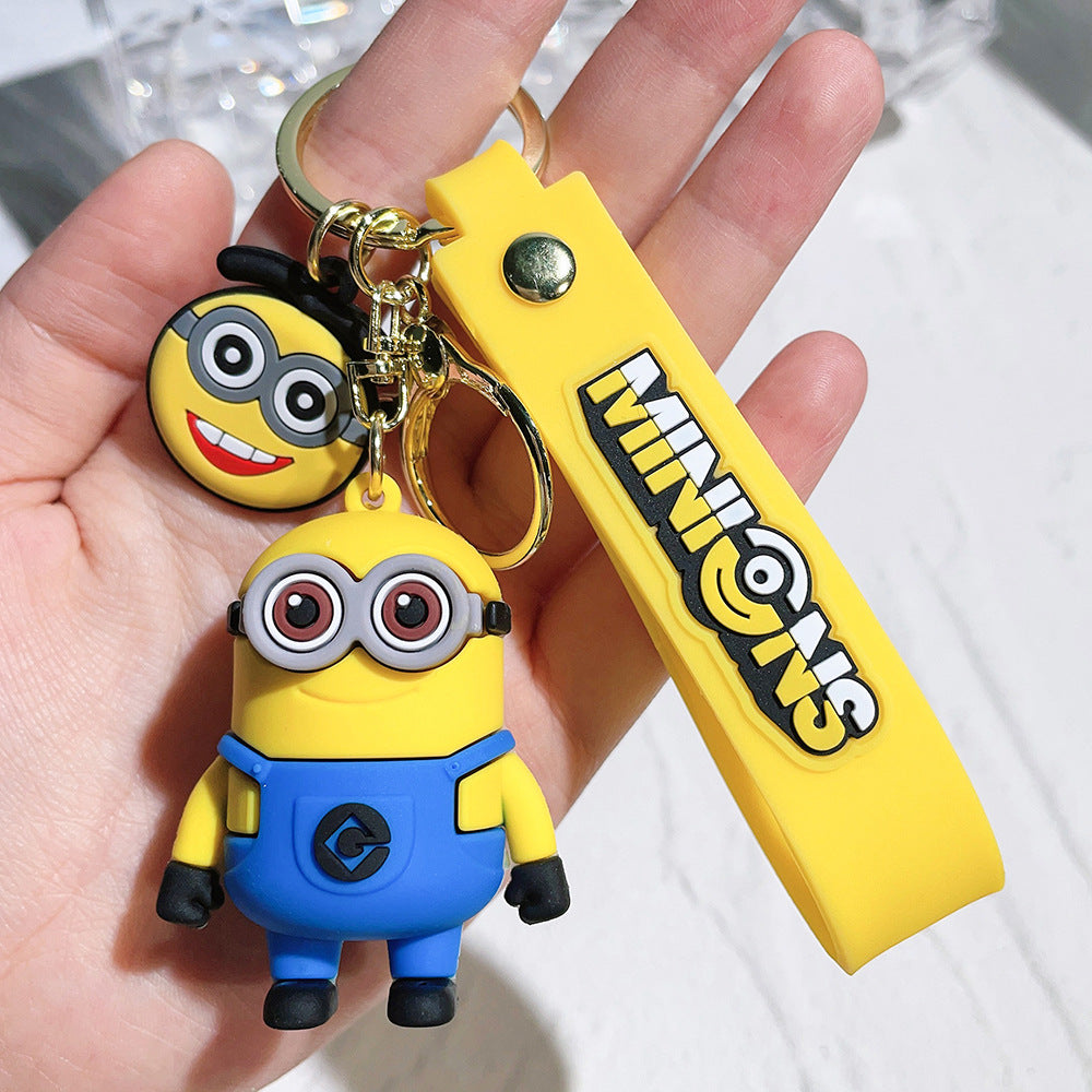 PVC cartoon yellow cute keychain MYA-QiC038