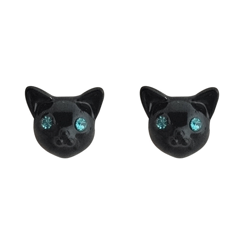 Alloy black cat earrings (Minimo de compra 2) MYA-YBY037