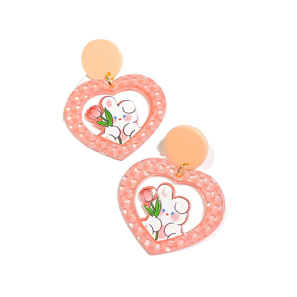 2023 Cute Cartoon earrings Minimo de Compra 2) MIC-PingH010