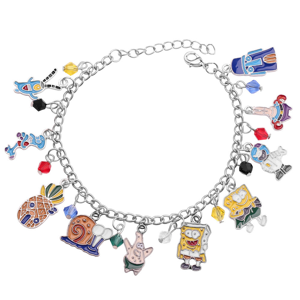 Bracelet Cartoon character triangle alloy bracelet (M) ZhuoX009