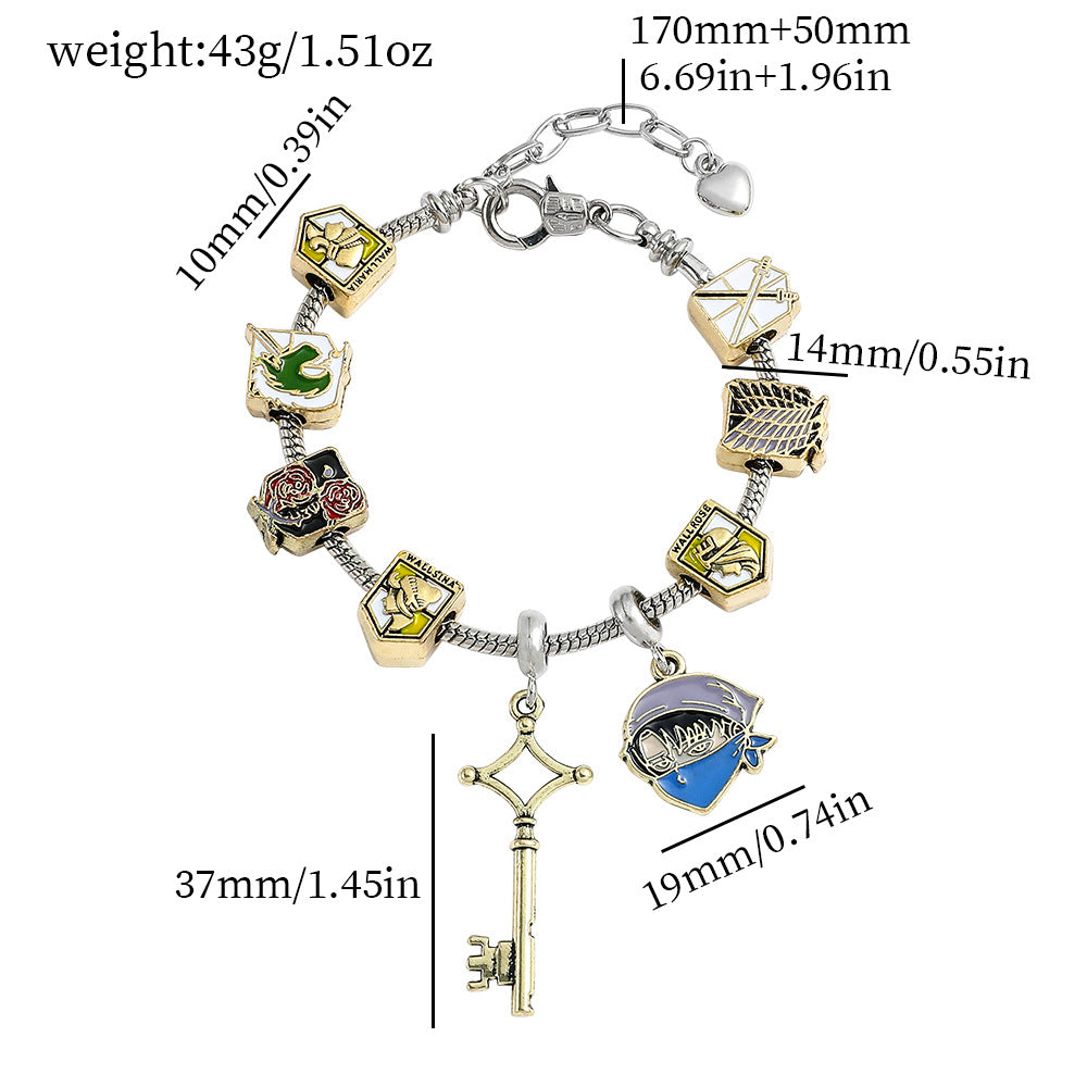 Alloy cartoon Harry Potter bracelet (Minimo de Compra 5) MYA-ZhuoX032