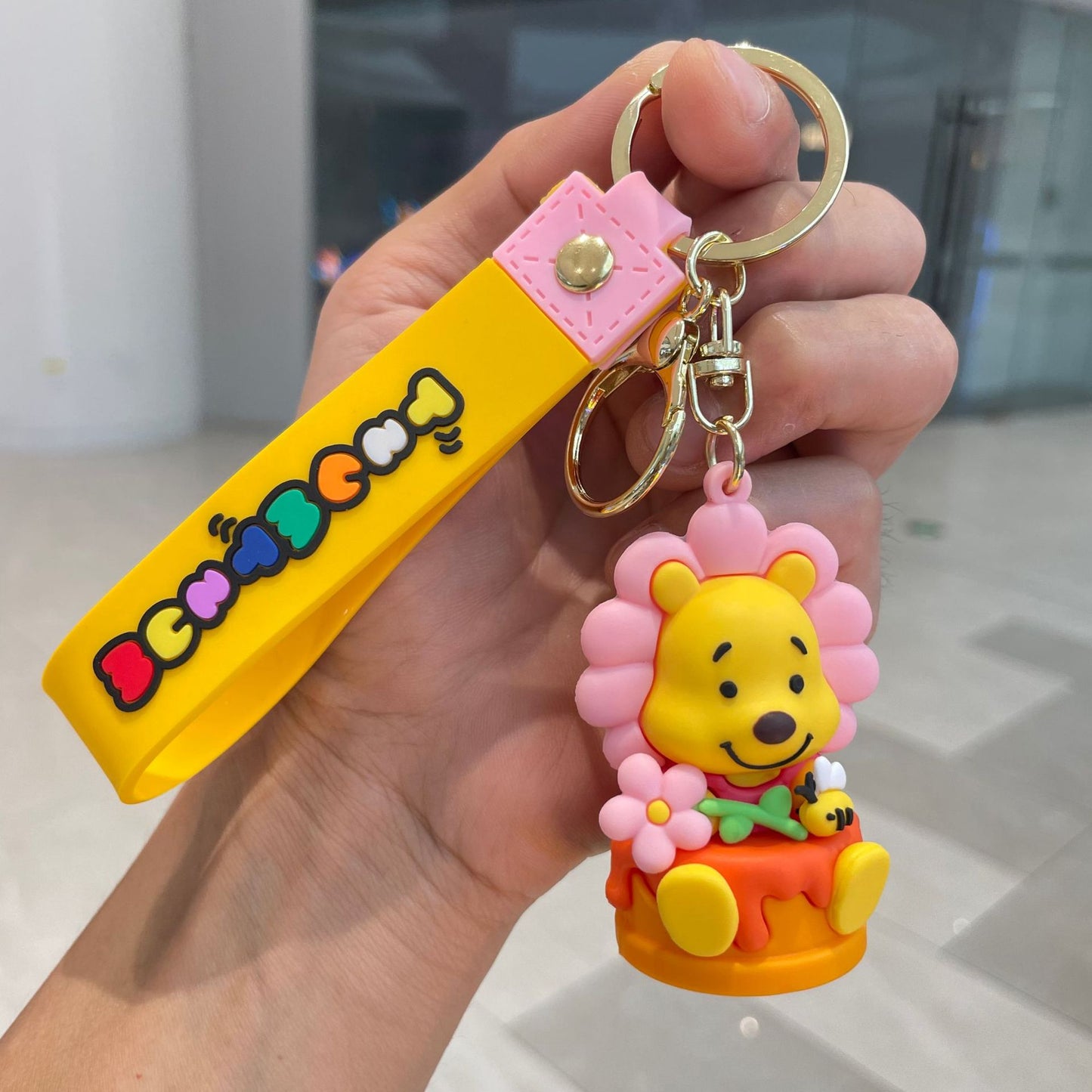 PVC New Winnie Bear Keychain MIC-YaoP023