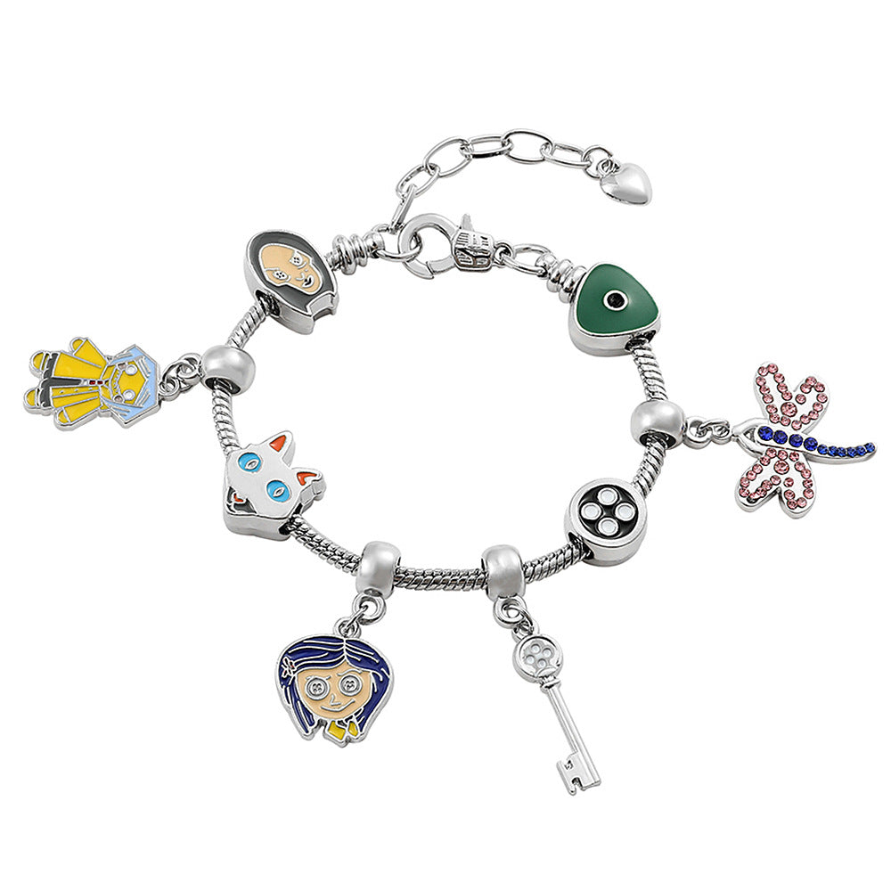 Alloy cartoon anime horror movie bracelet (Minimo de Compra 5) MIC-ZhuoX017