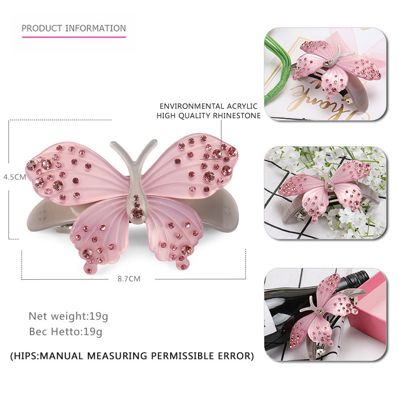 Butterfly spring clip versatile hairpin MIC-HC-PeiY002