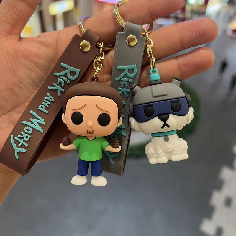 PVC Rick and Morty keychain MIC-MiaoY084