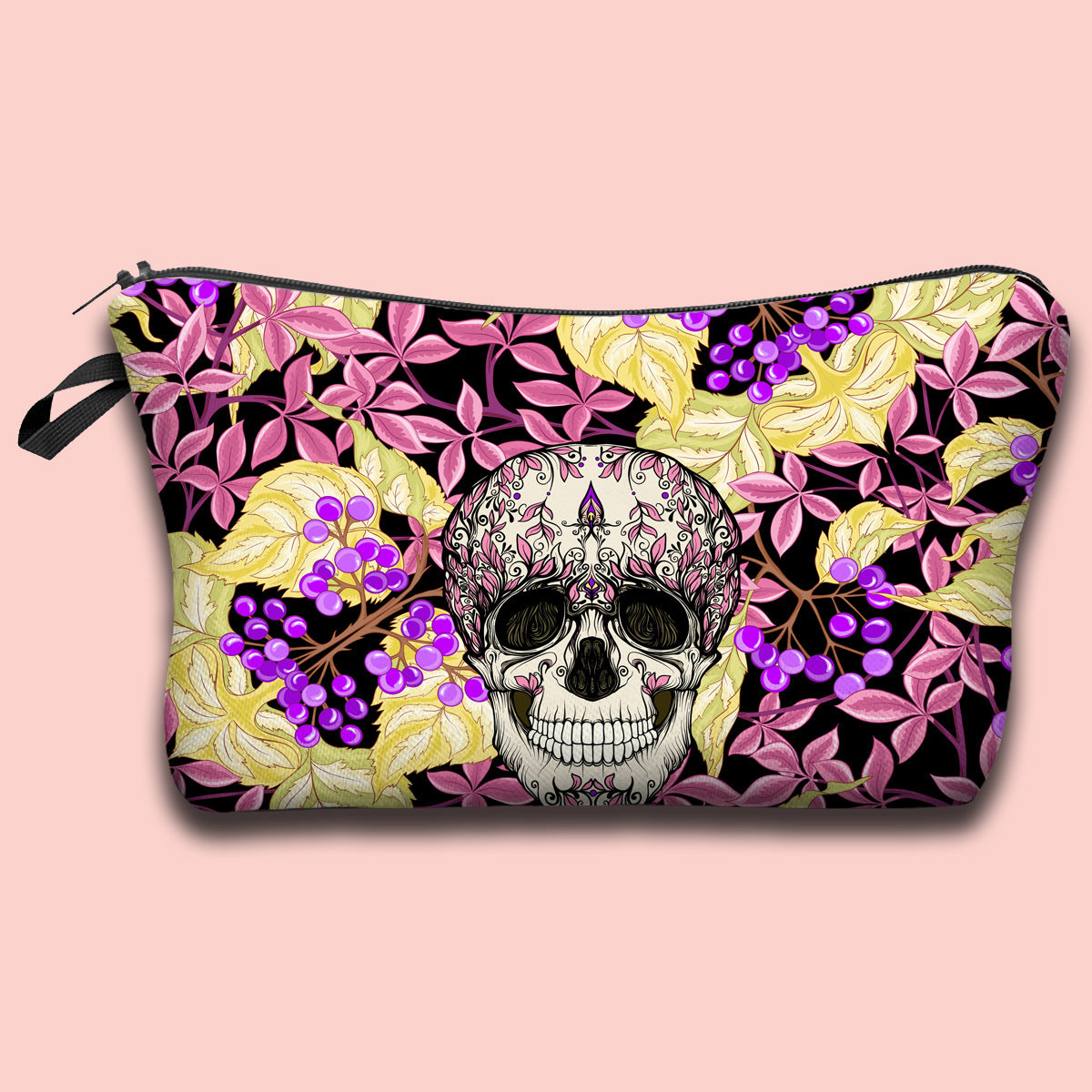 Polyester Skull Printing Makeup Bag (Minimo de Compra 2) MYA-QB002