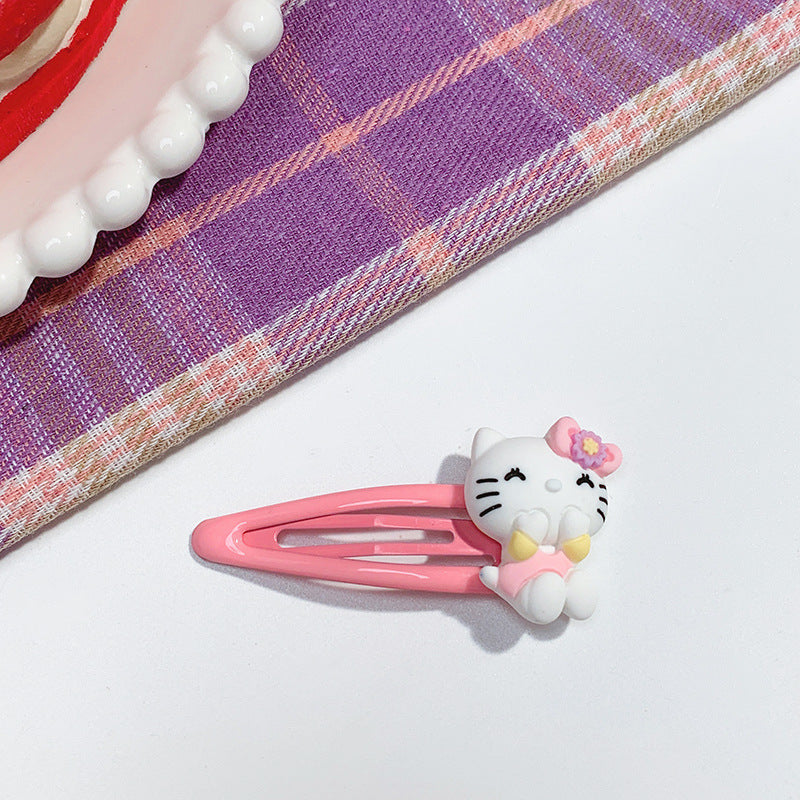 Acrylic cute cartoon hairpin MIC-DiLan008