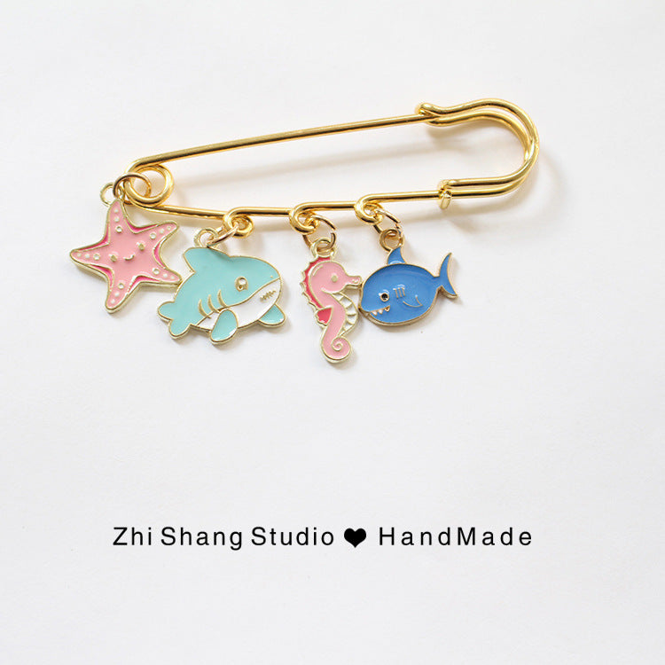 Alloy marine life brooch (Minimo de Compra 2) MIC-ShangS013