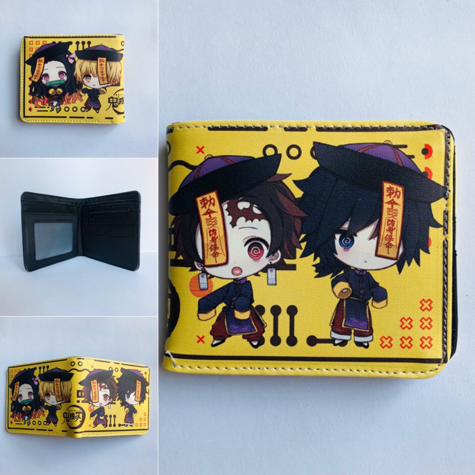 cartoon printed short PU zipper wallet (M) ChangYuan013