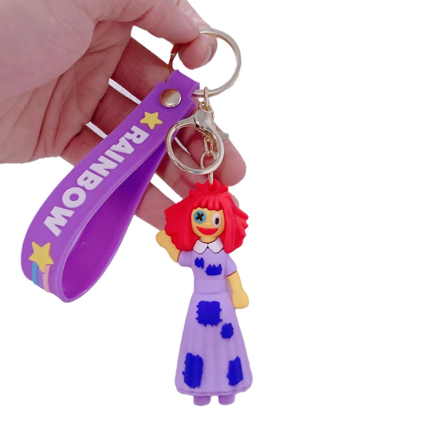 PVC cartoon digital circus keychain MYA-MLZ030