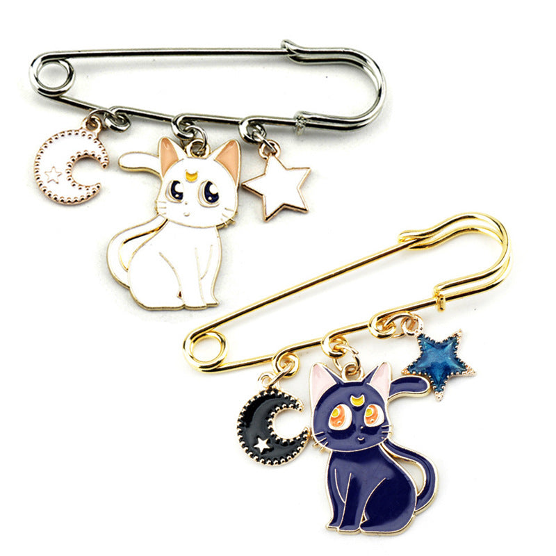 Alloy cartoon cute cat brooch MIC-DongS010