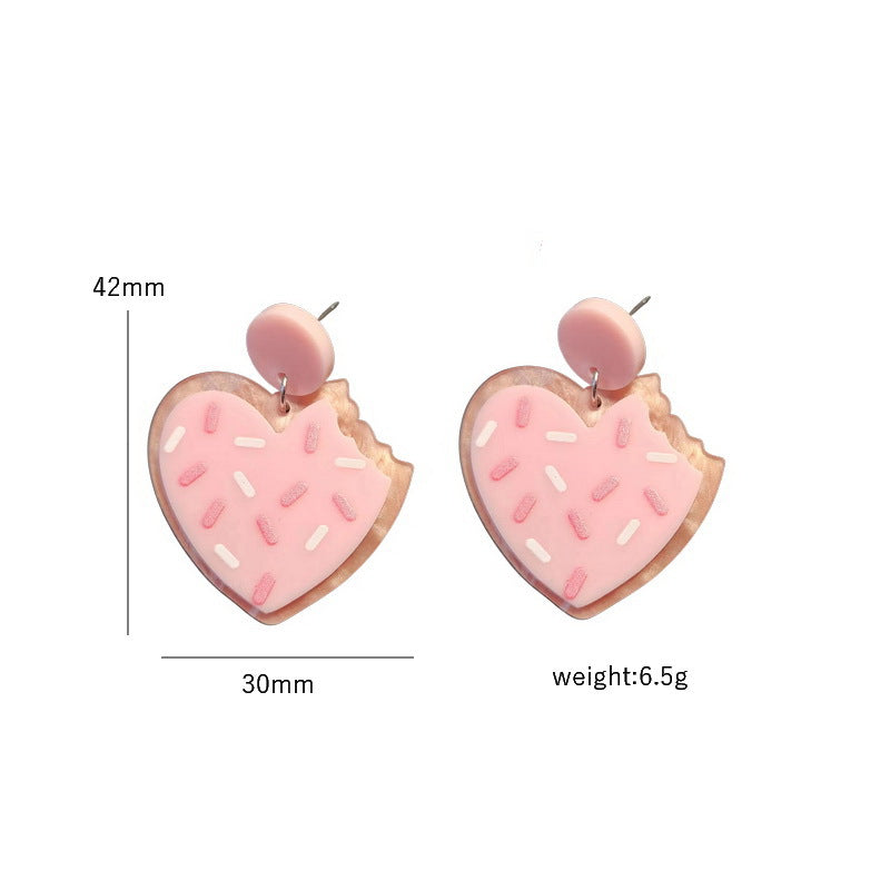 Acrylic Love Letter Envelope Earrings MYA-XueP141