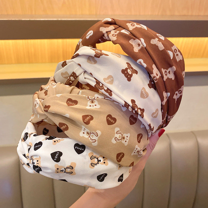 Milk coffee color head band Minimum order quantity ≥ 2 MIC-HaiY005