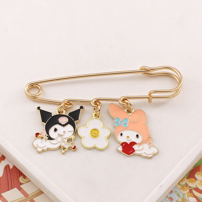 Alloy cute cartoon anime brooch (Minimo de compra 2) MIC--LiY040