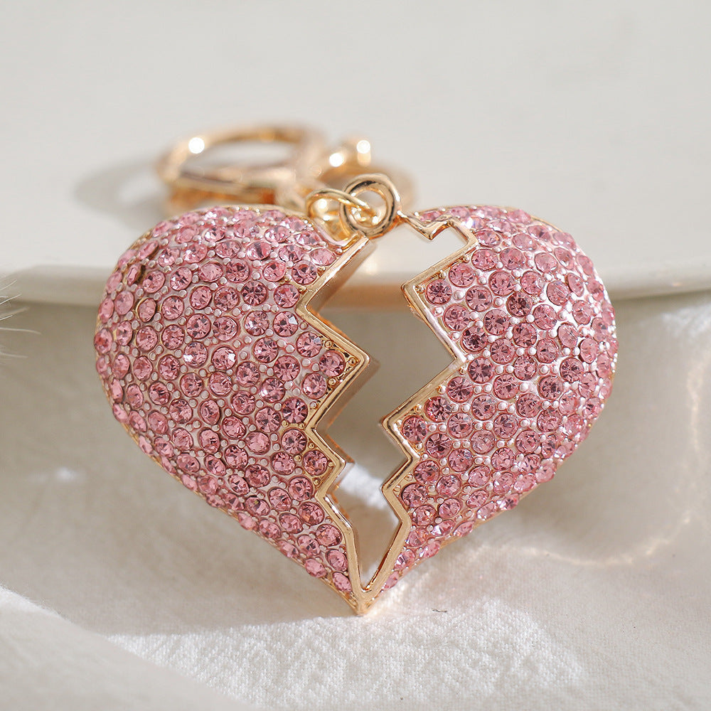 Diamond Heart keychain  (Minimo de compra 2) MIC-ChaoK007