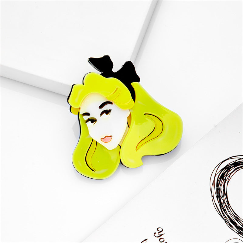 Acrylic animated character brooch MIC-XiY007