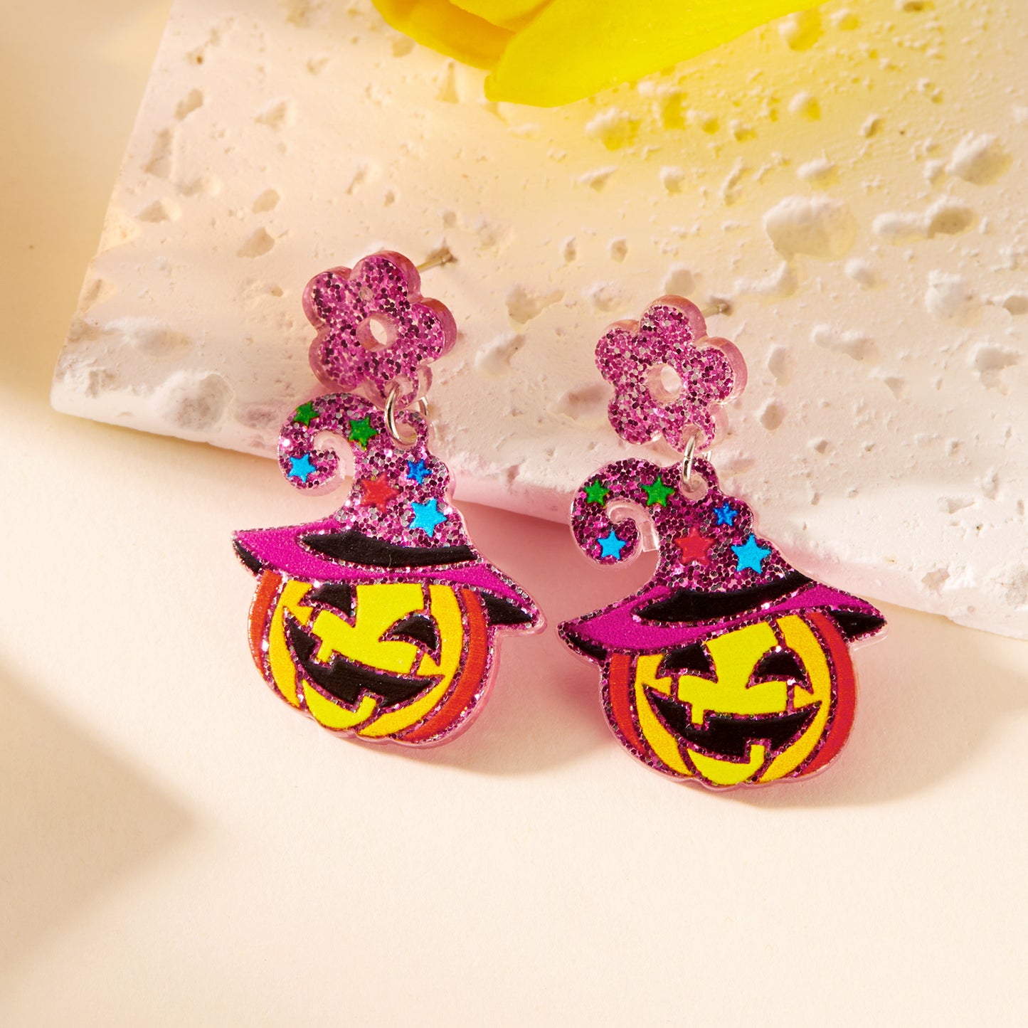 Alloy Halloween Ghost Skull Earrings MIC-ChuY004