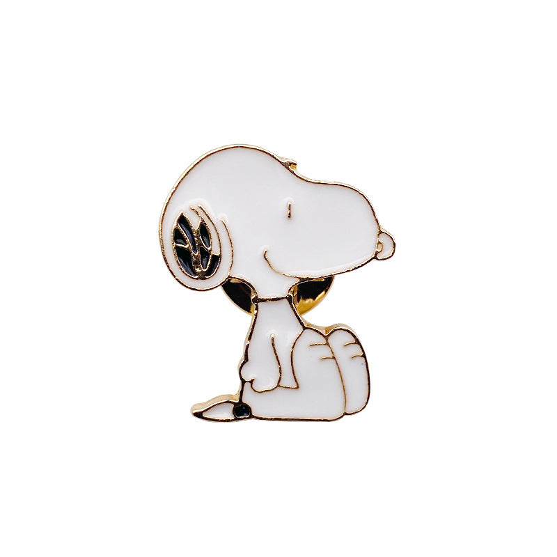 Alloy Snoopy brooch (Minimo de compra 2) MIC-FuD011