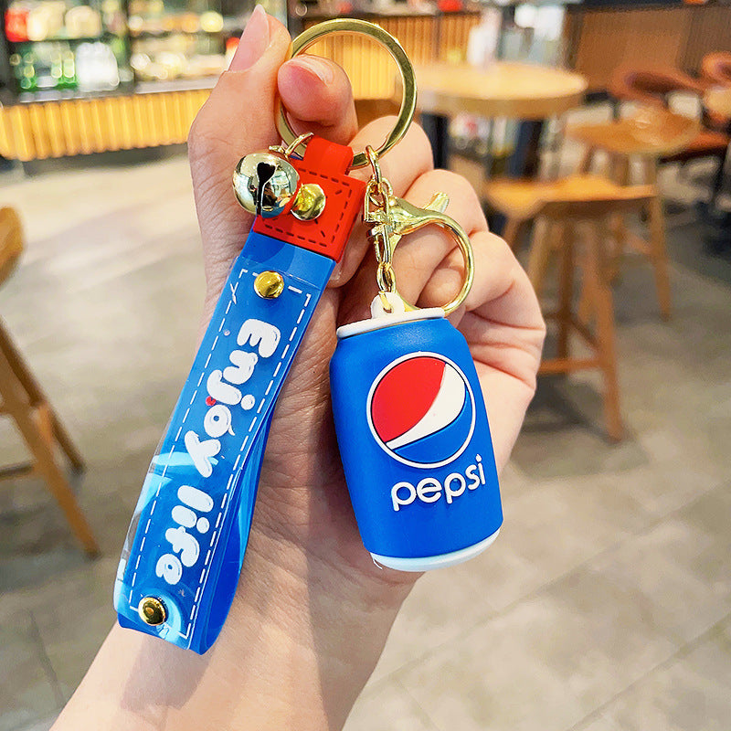 Simulated Beverage Bottle Creative Cute Keychain JWE-KC-LeZi014