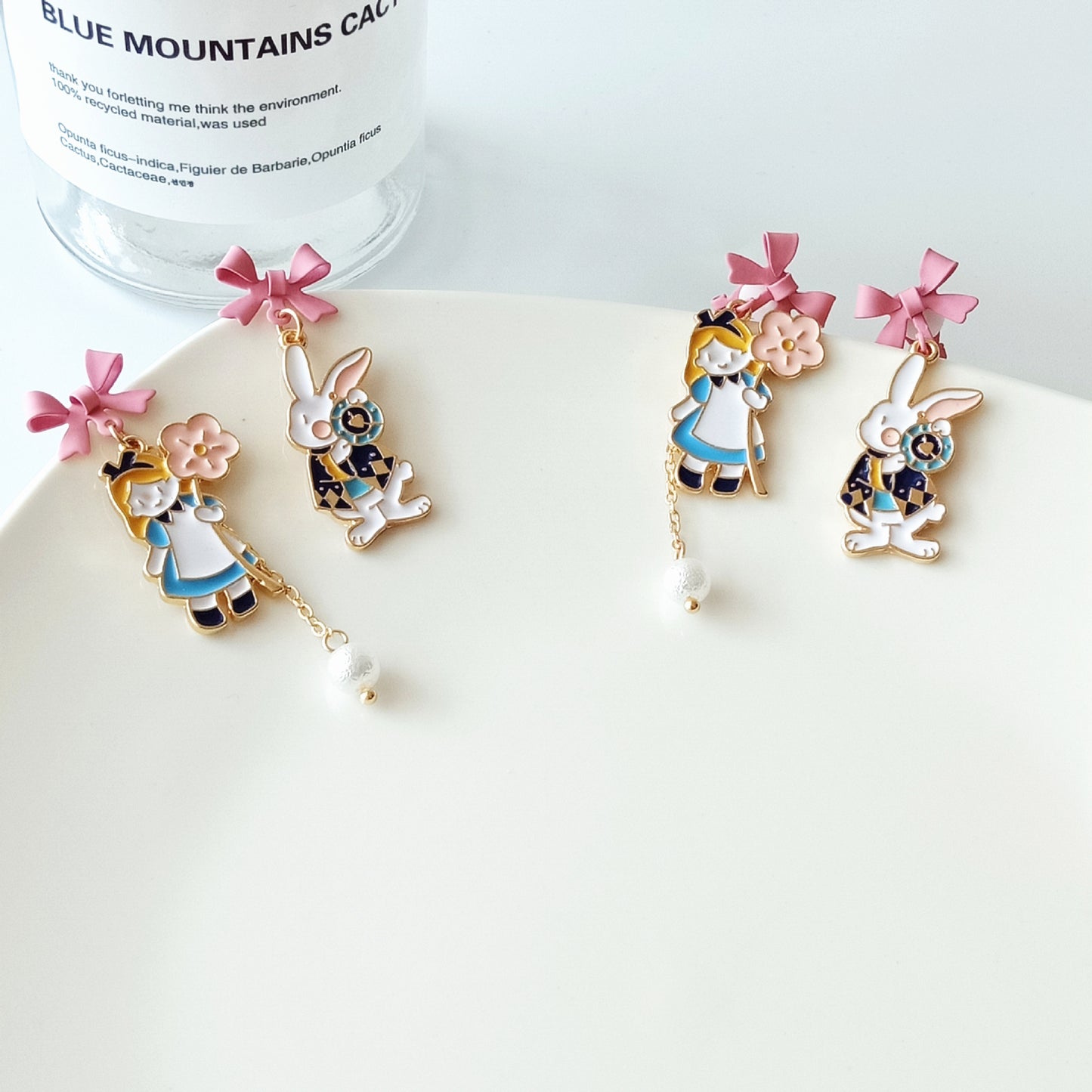 Alloy bow little rabbit ear clip (Minimo de Compra 2) MIC-KaiT016