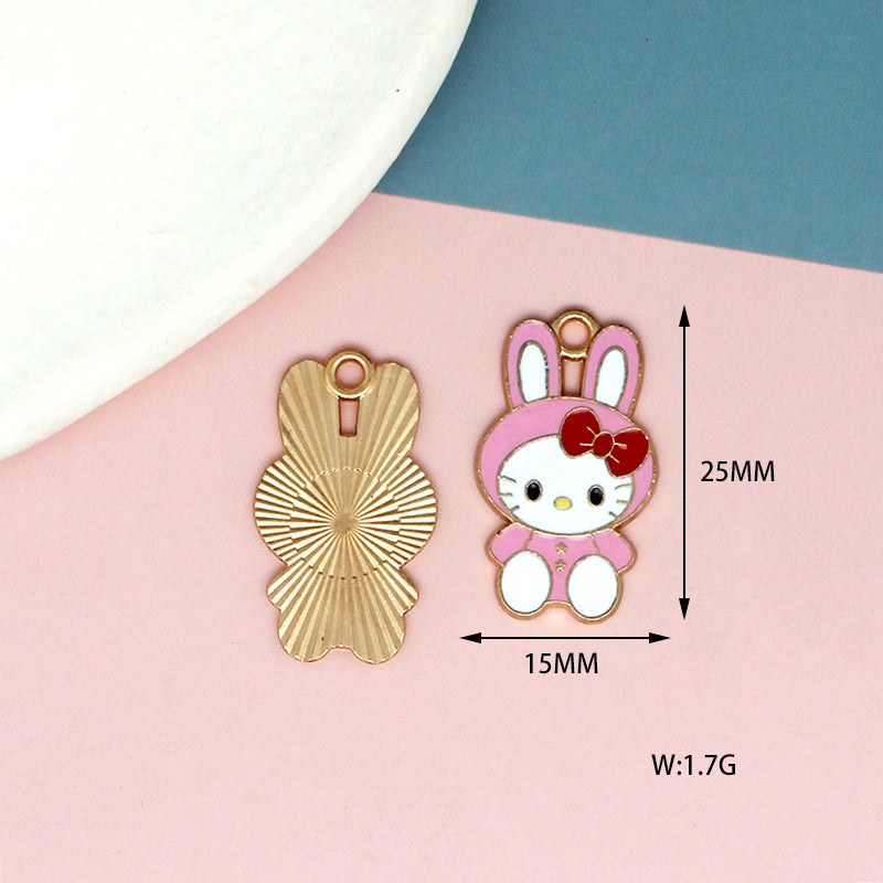 Alloy cartoon small animal pendant (Minimo de Compra 10) MIC-JingX012