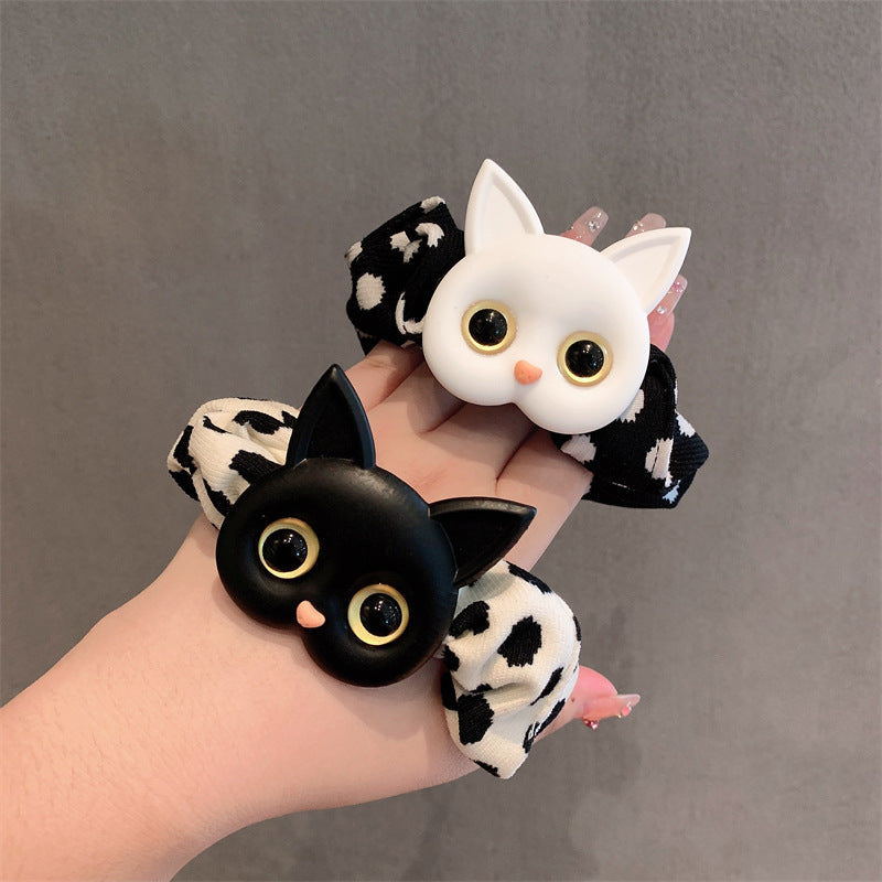 Plush cartoon cute hair rope (Minimo de compra 2) MIC-MiaoD001