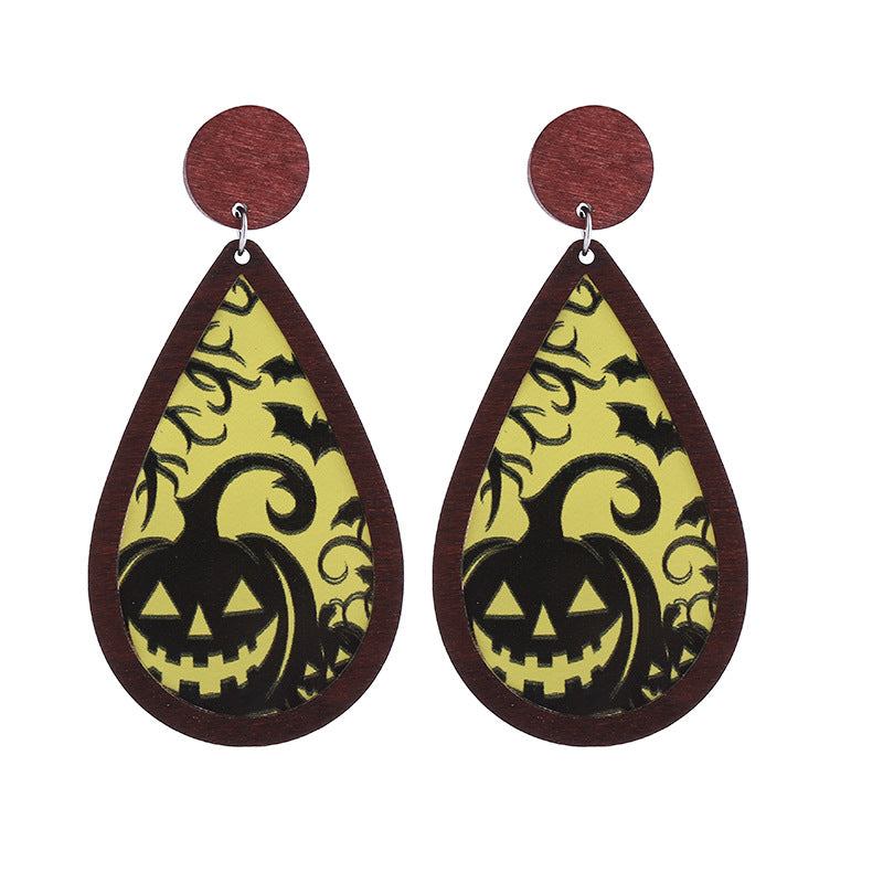 Alloy acrylic horror party earrings MIC-ChouT055