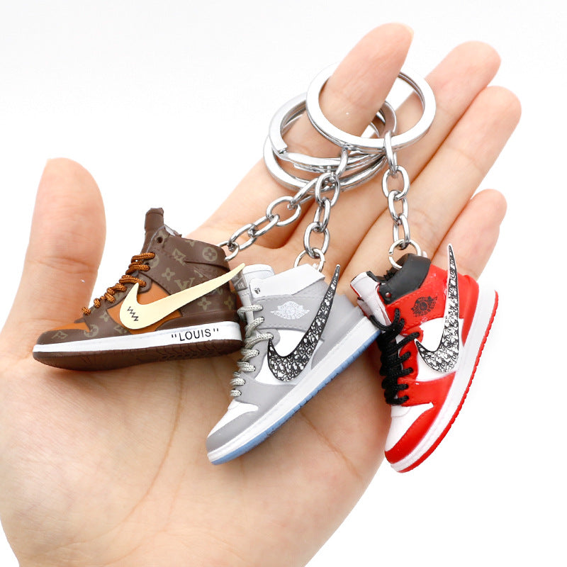 keychain 3D three-dimensional sneakers toy jewelry pendant (F) MIC-QLP036