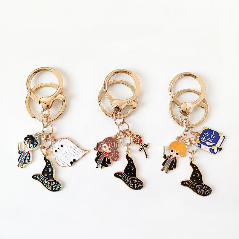 Keychain Metal Cute Cartoon Ornament Minimo de compra 2 (M) QiChen003