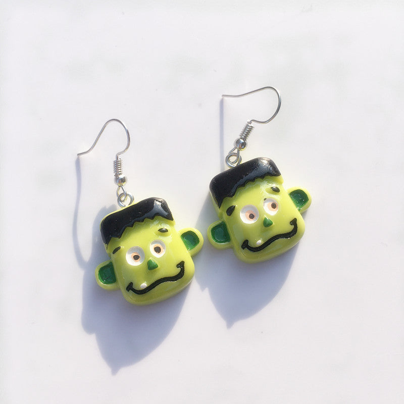 Acrylic funny Halloween earrings MIC-ChouT002